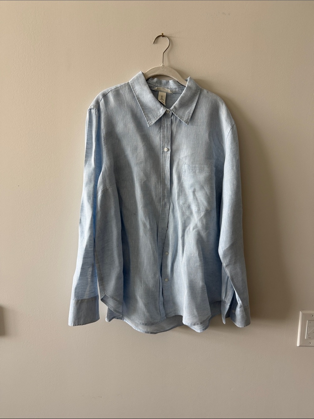 H&M Light Blue Button-Down Shirt